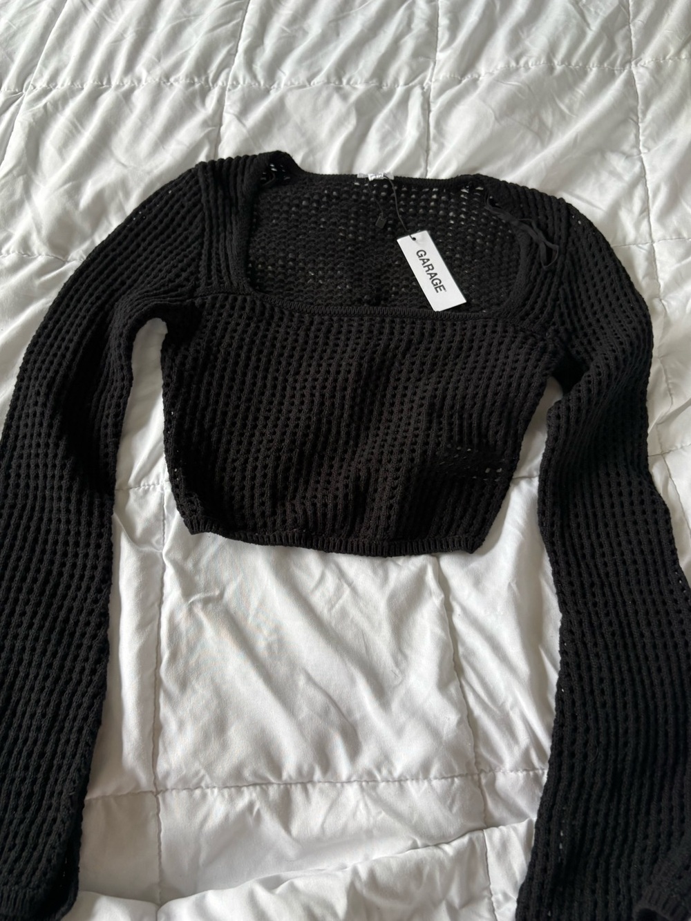 NWT Garage Waffle Knit Long Sleeve